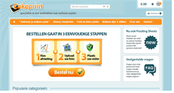 Desktop Screenshot of cakeprint.nl